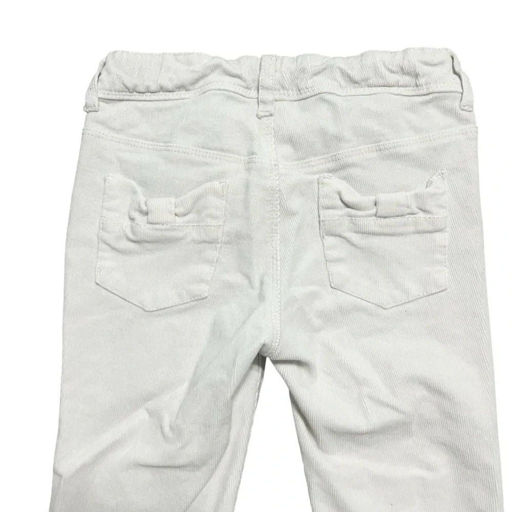 Gymboree 6Y White Corduroy Pants